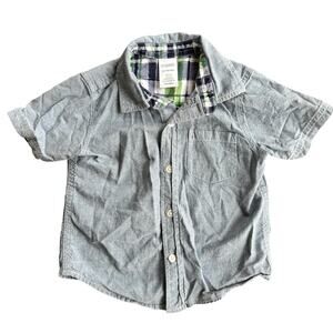 Toddler 12-18M Gymboree Blue Button-Up Shirt